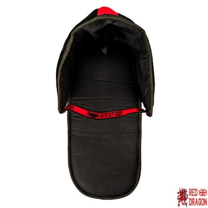 Leather Mask Overlay - Red Dragon